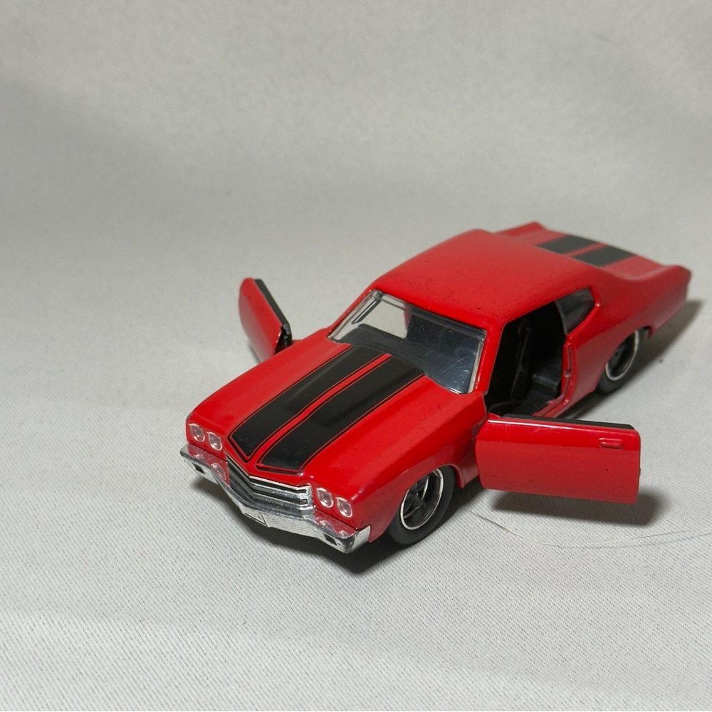 Jada 1955 Chevy Stepside Pickup Truck Black 1/32 Diecast Car